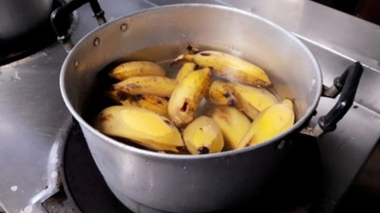 Boil bananas