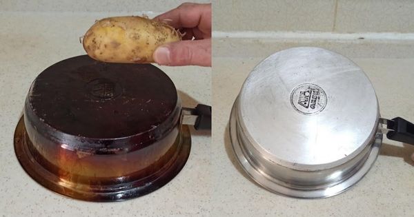 Learn how to clean the bottom of pots and pans so they look like new