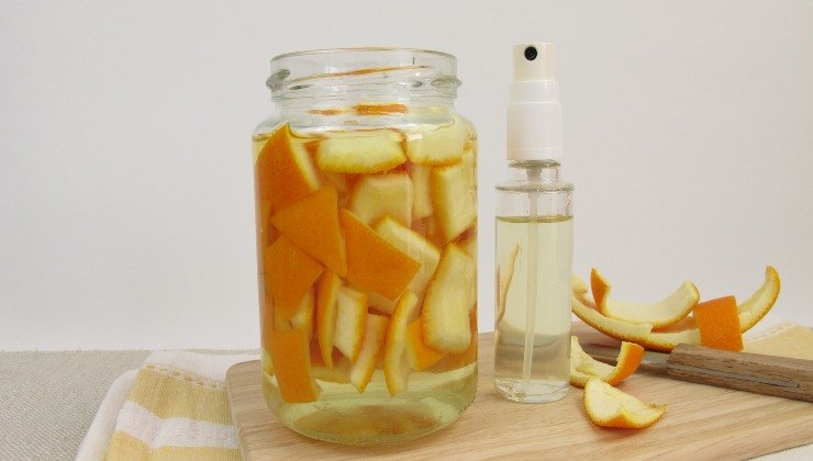 Oranges: here's how to use the peel with vinegar